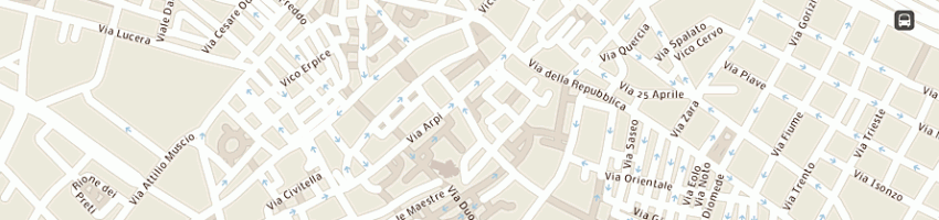 Mappa della impresa calabrice aldo a FOGGIA