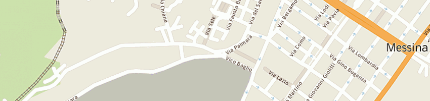 Mappa della impresa pandolfino natale a MESSINA