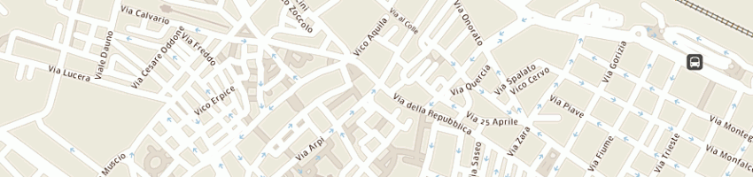 Mappa della impresa ospedali riuniti ausl fg 3 a FOGGIA