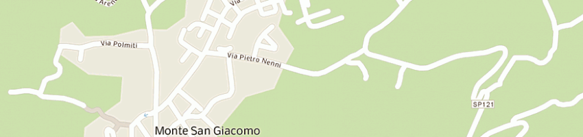 Mappa della impresa alimentari mg  di milano m e c sas a MONTE SAN GIACOMO