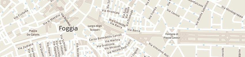 Mappa della impresa istituto femminile dell'addolorata a FOGGIA