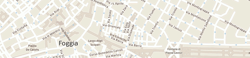 Mappa della impresa input point srl a FOGGIA