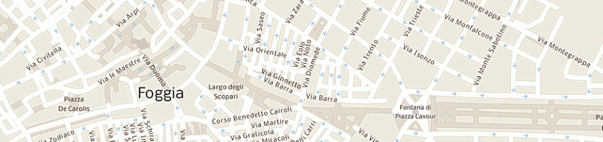 Mappa della impresa balzano aldo rosario a FOGGIA