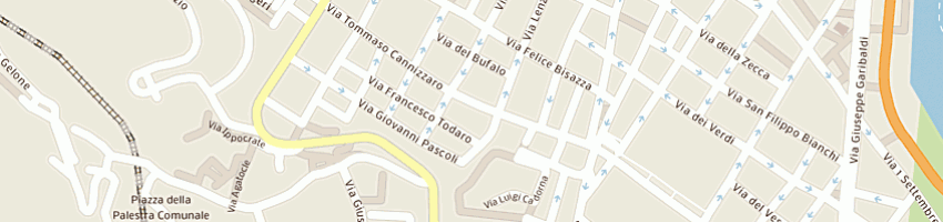 Mappa della impresa farmacia galizia dr salvatore a MESSINA