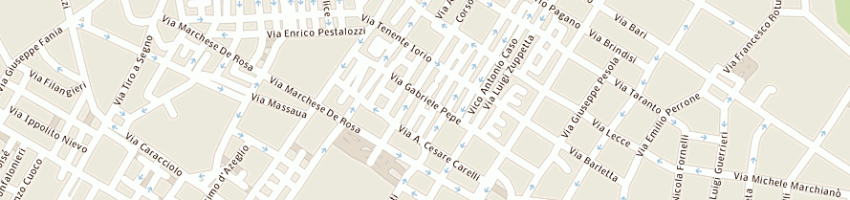 Mappa della impresa caggiano mario a FOGGIA