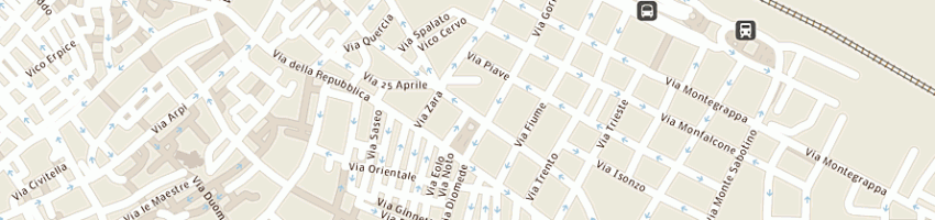 Mappa della impresa giusil (sas) a FOGGIA