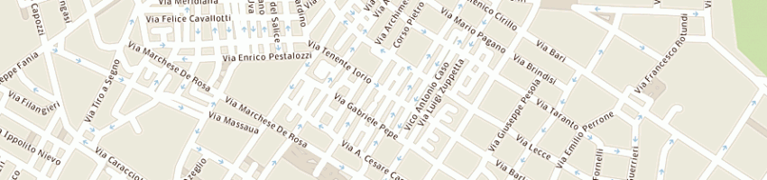 Mappa della impresa giuliani rachele a FOGGIA
