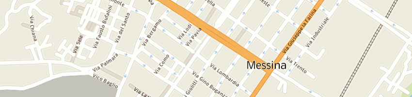 Mappa della impresa foti mario a MESSINA