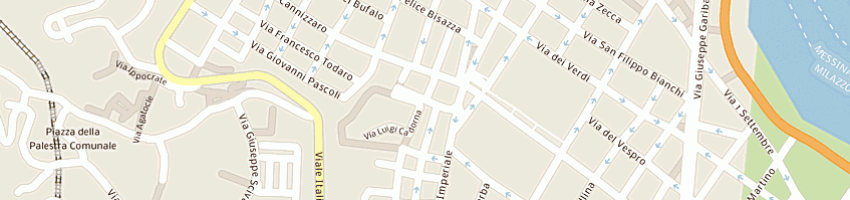 Mappa della impresa franchina diego a MESSINA