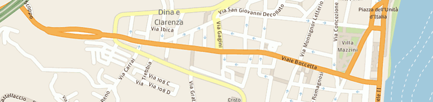Mappa della impresa de natale sabrina a MESSINA