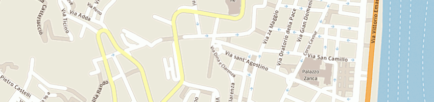 Mappa della impresa caparra assunta a MESSINA