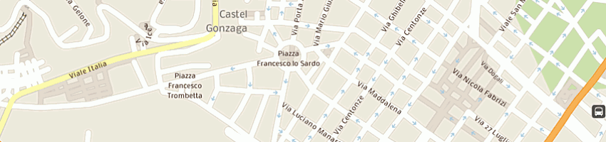 Mappa della impresa spampinato vittore a MESSINA
