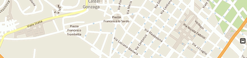 Mappa della impresa buda antonino a MESSINA