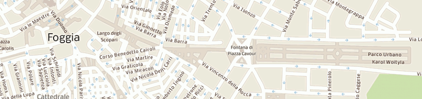 Mappa della impresa class donna di tavano antonio a FOGGIA