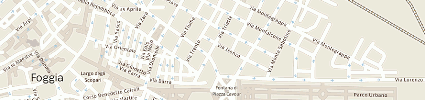 Mappa della impresa manpower spa a FOGGIA