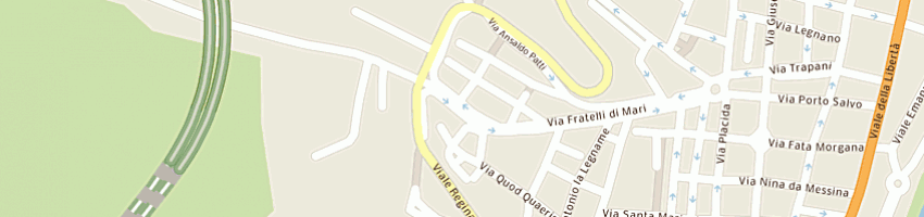 Mappa della impresa pizzeria chez toi a MESSINA