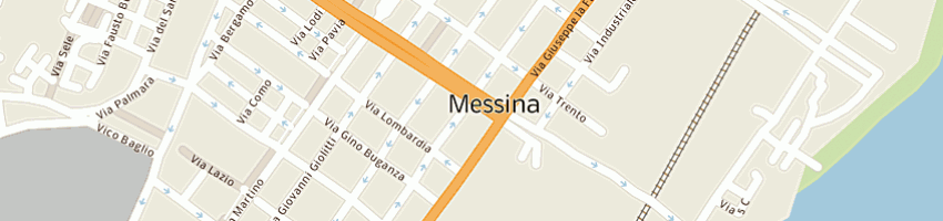 Mappa della impresa trattoria don nino a MESSINA
