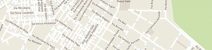 Mappa della impresa studio tecnico arkiproject di caprarella arch anna e ippolito ing a FOGGIA