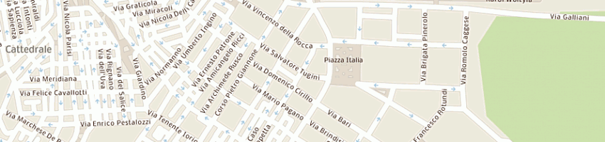 Mappa della impresa tecnocenter di cristalli mr e c sas a FOGGIA