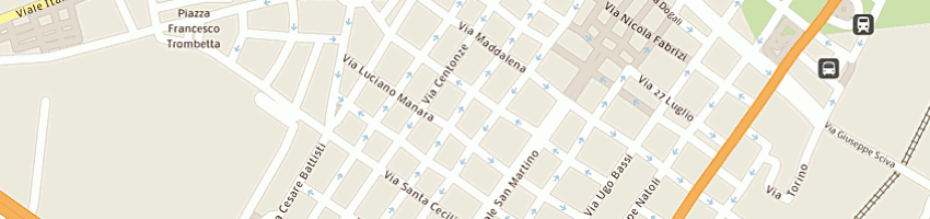 Mappa della impresa venuti giuseppe a MESSINA