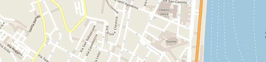 Mappa della impresa di pietro riccardo a MESSINA