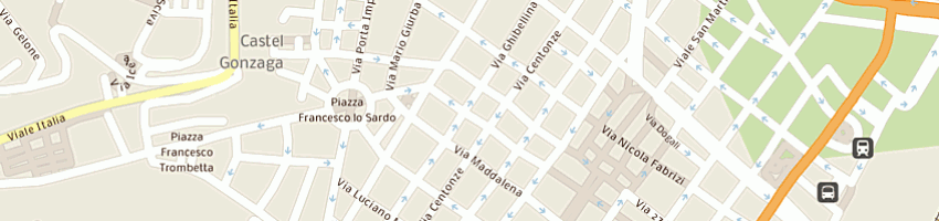 Mappa della impresa franco a MESSINA