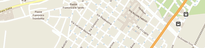 Mappa della impresa d'arrigo geom vittorio studio tecnico a MESSINA
