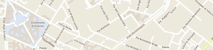 Mappa della impresa bar cocozza valter a FOGGIA