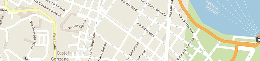 Mappa della impresa faranda sebastiano a MESSINA
