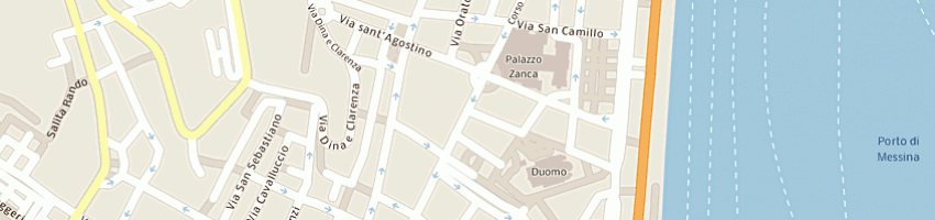 Mappa della impresa messina e giubrone a MESSINA