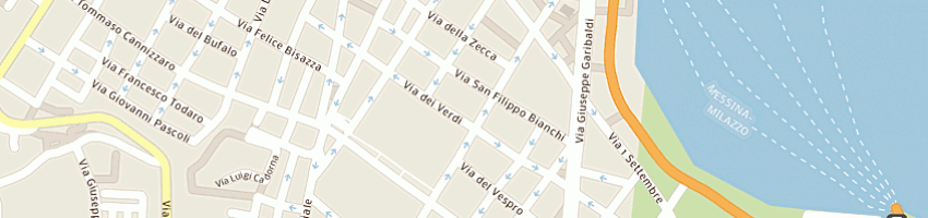 Mappa della impresa istituto tecnico commerciale jaci a MESSINA