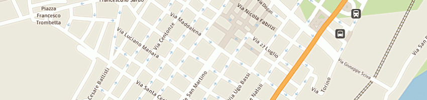 Mappa della impresa blue gum a MESSINA