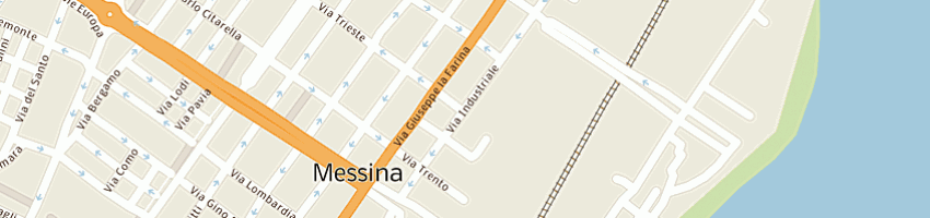 Mappa della impresa motor center sas a MESSINA