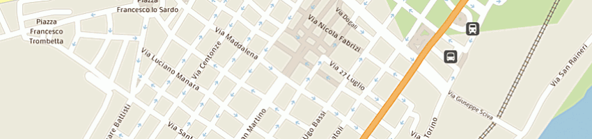 Mappa della impresa upim srl a MESSINA