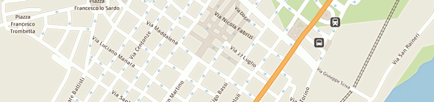 Mappa della impresa lady m srl a MESSINA