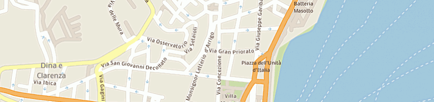 Mappa della impresa scuole pubbliche medie a MESSINA