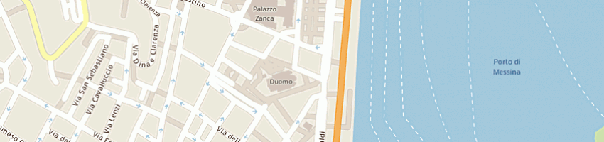 Mappa della impresa domus immobiliare a MESSINA