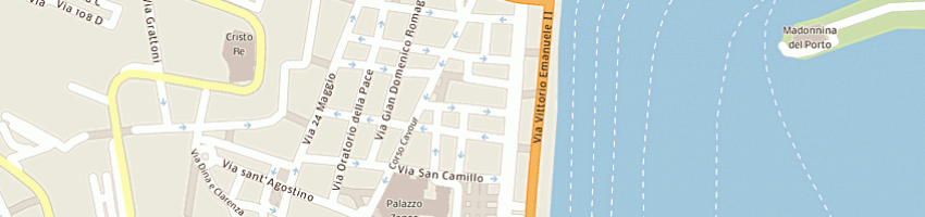 Mappa della impresa abbratozzato acciai srl a MESSINA
