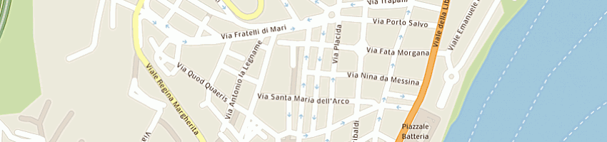 Mappa della impresa casa pia centro di ospitalita' per anziani a MESSINA