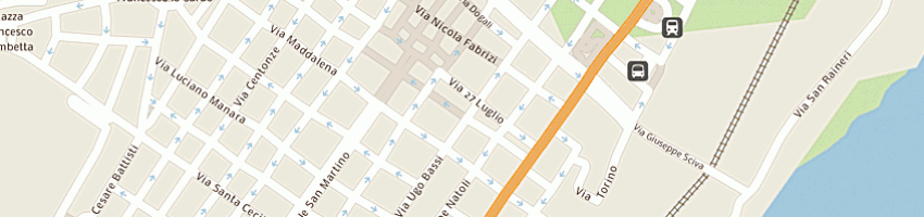 Mappa della impresa ruegg a MESSINA