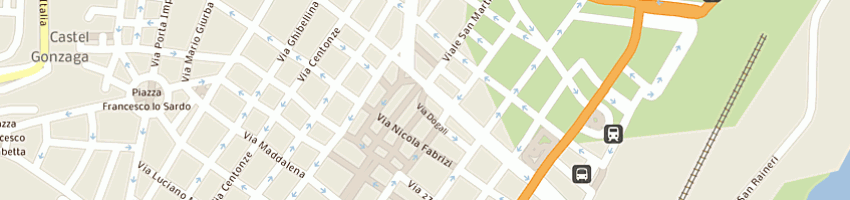 Mappa della impresa urbe srl a MESSINA