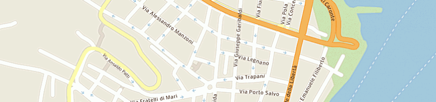 Mappa della impresa previti massimo a MESSINA
