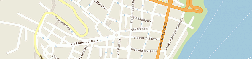 Mappa della impresa albarino giovanni a MESSINA