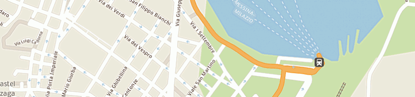 Mappa della impresa the break cafe' di valveri a MESSINA