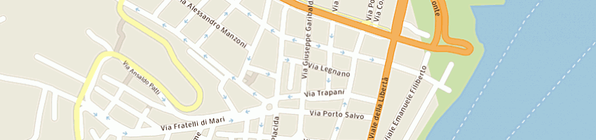 Mappa della impresa malcaus rosario a MESSINA