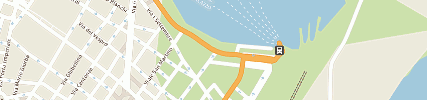 Mappa della impresa pino giuseppe stazione di servizio a MESSINA