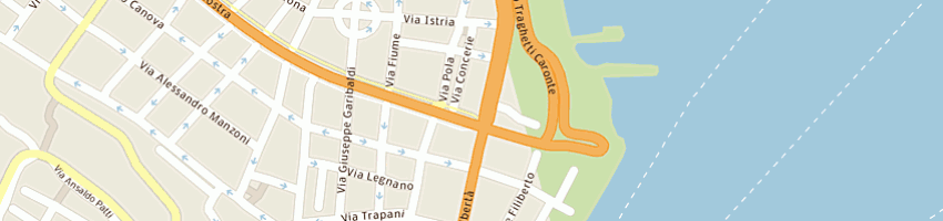 Mappa della impresa ipsia e majorana a MESSINA