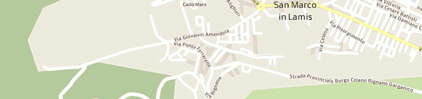 Mappa della impresa radatti antonio a SAN MARCO IN LAMIS