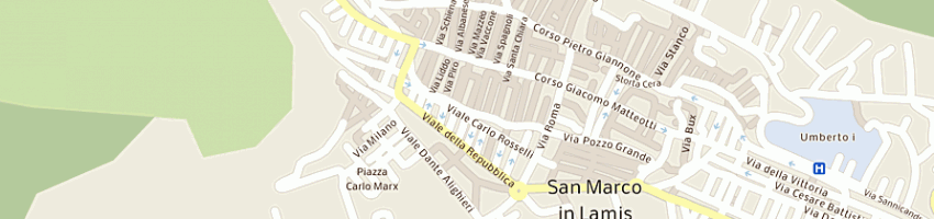 Mappa della impresa farmacia agricola agri center di luciani vincenzo a SAN MARCO IN LAMIS