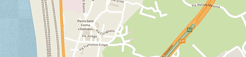 Mappa della impresa autocarrozzeria tre stelle a VILLA SAN GIOVANNI